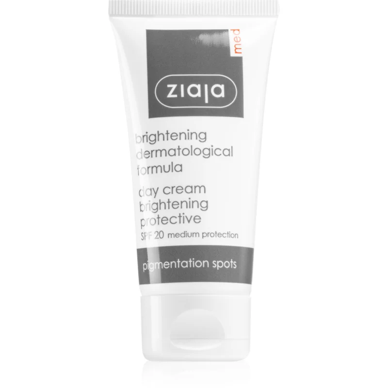 Ziaja Med Whitening Care защитен крем против пигментни петна SPF 20
