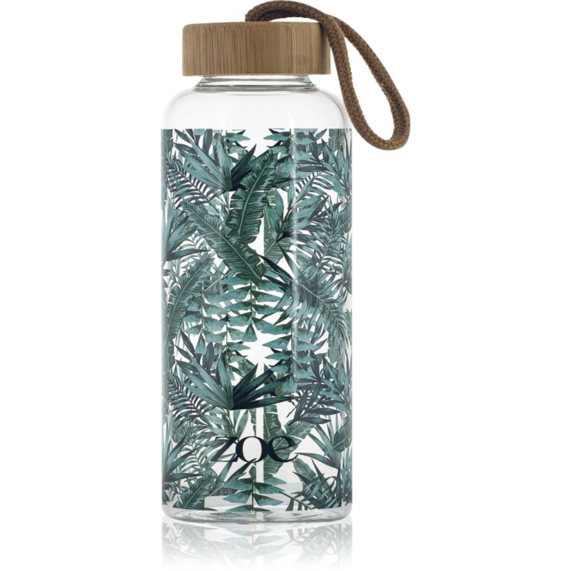 ZOE Bamboo Glass Bottle стъклена бутилка за вода боя Tropic green - Грижа за тяло - Сравни цени от 1 магазин с безплатна доставка