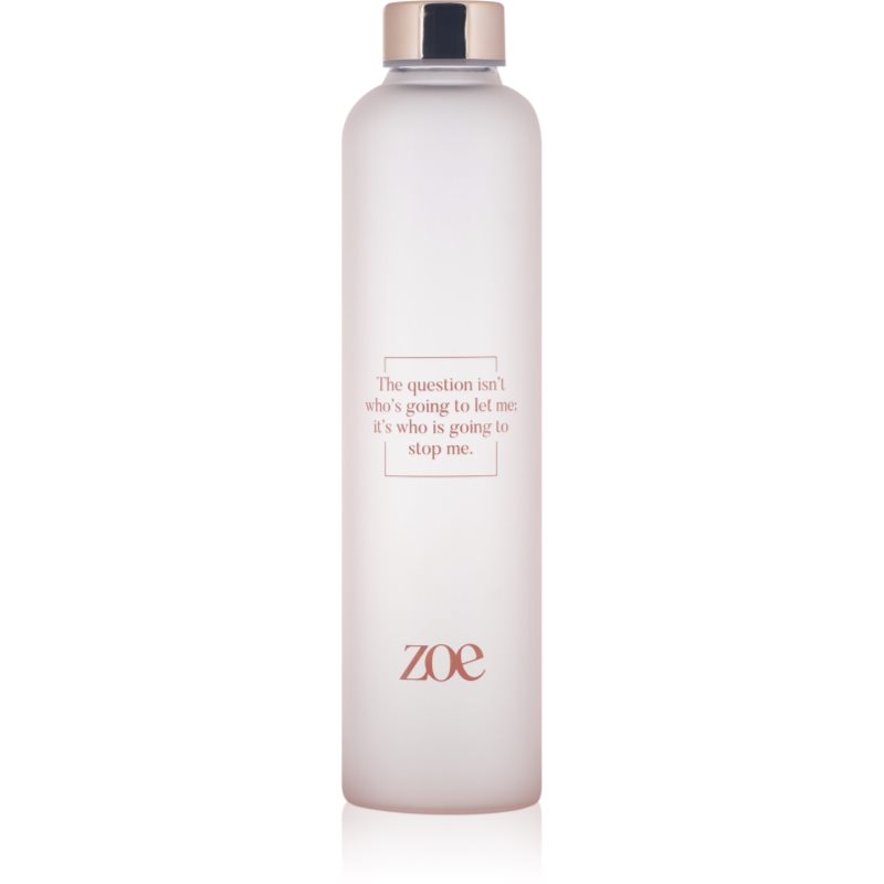 ZOE Quote Glass Bottle стъклена бутилка за вода боя Pink - Грижа за тяло - Сравни цени от 1 магазин с безплатна доставка