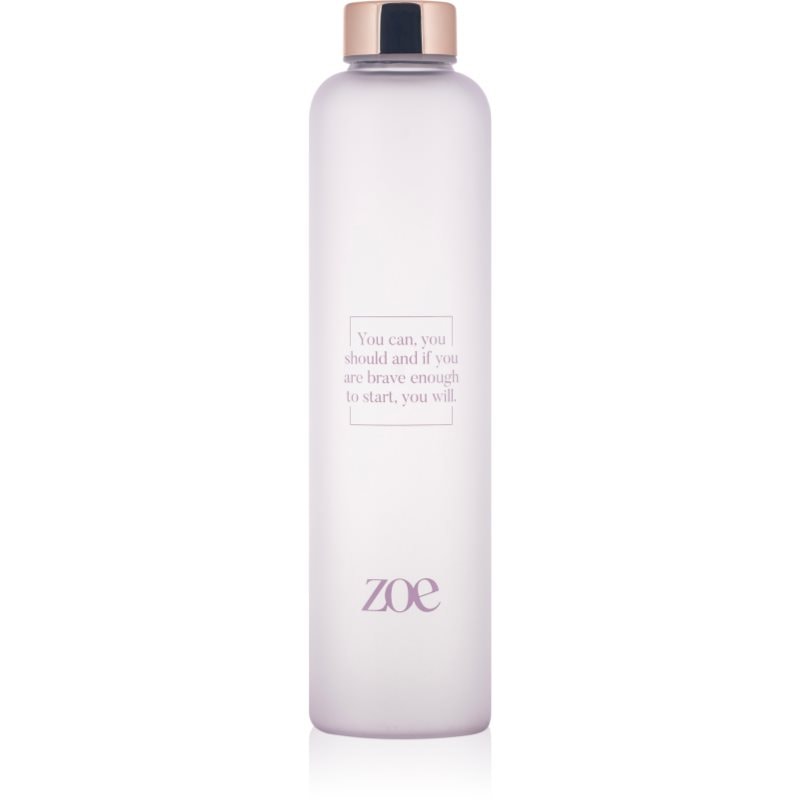 ZOE Quote Glass Bottle стъклена бутилка за вода боя Purple - Грижа за тяло - Сравни цени от 1 магазин с безплатна доставка