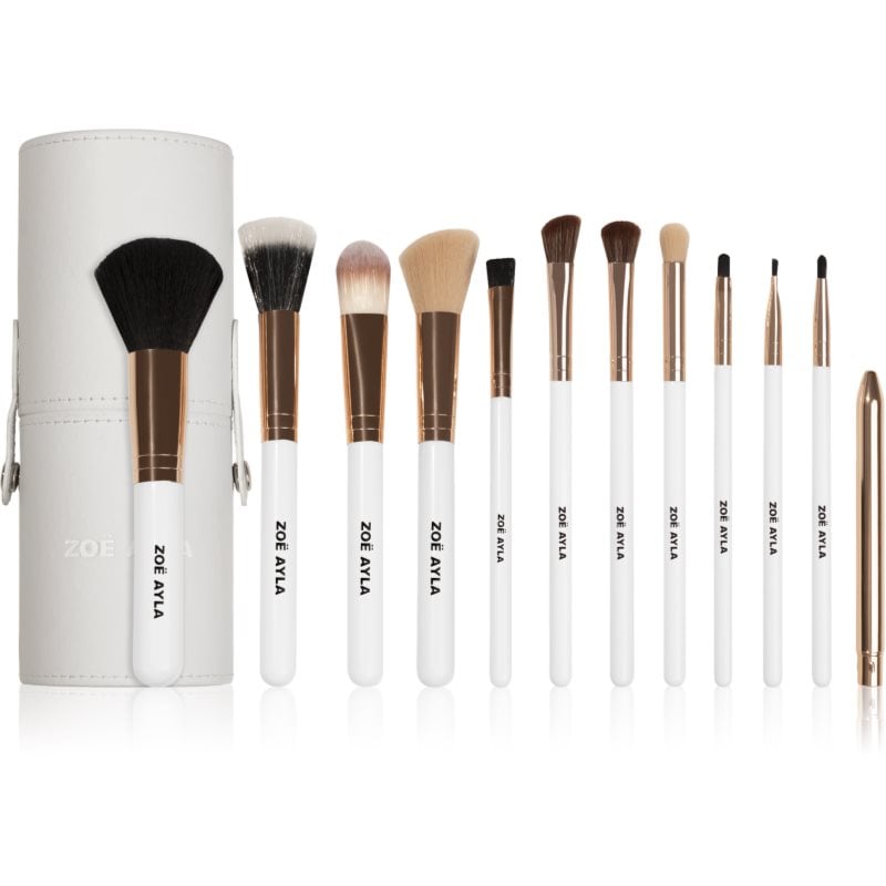 Zoë Ayla Makeup Brush Set 12 Piece комплкет четки с калъф