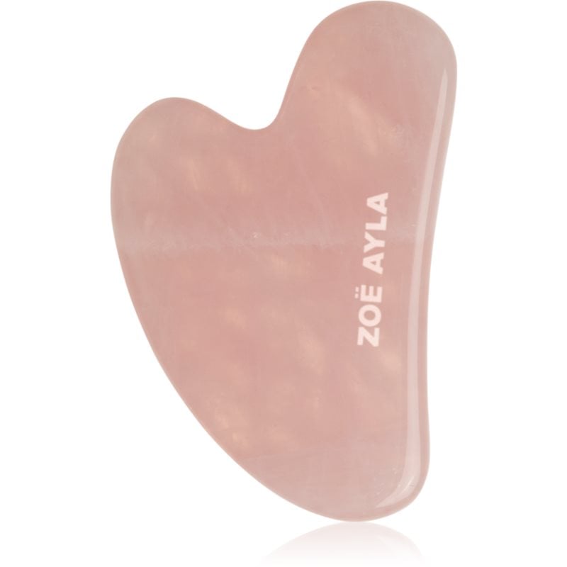 Zoë Ayla Luxurious Rose Gua Sha Therapy Tool масажно приспособление