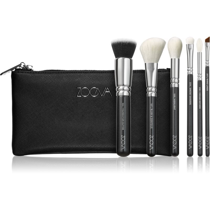ZOEVA The Essential Brush Set Комплект четки с чантичка
