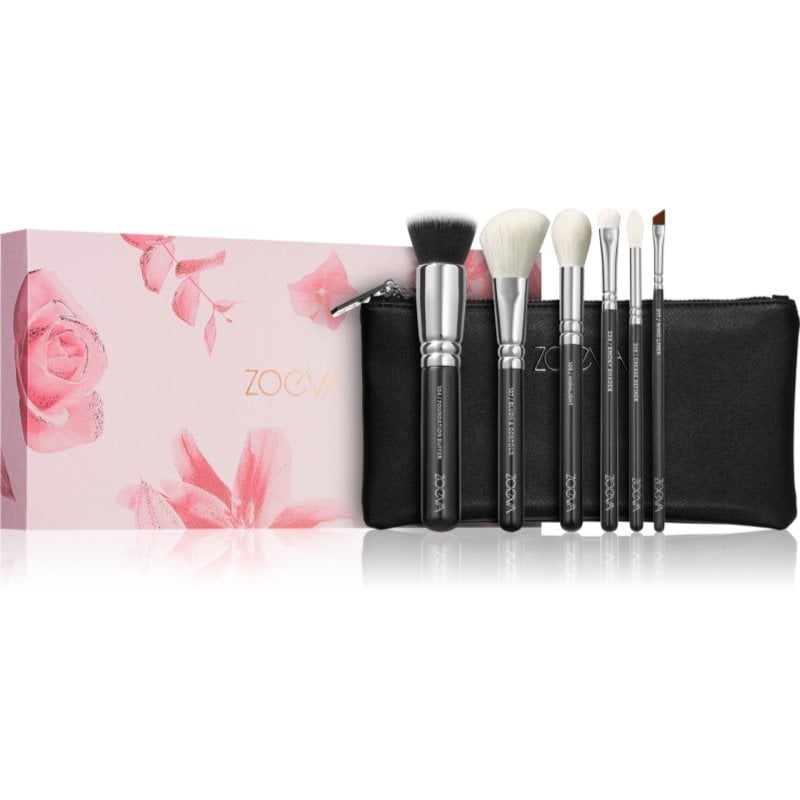 ZOEVA The Essential Brush Set Комплект четки с чантичка