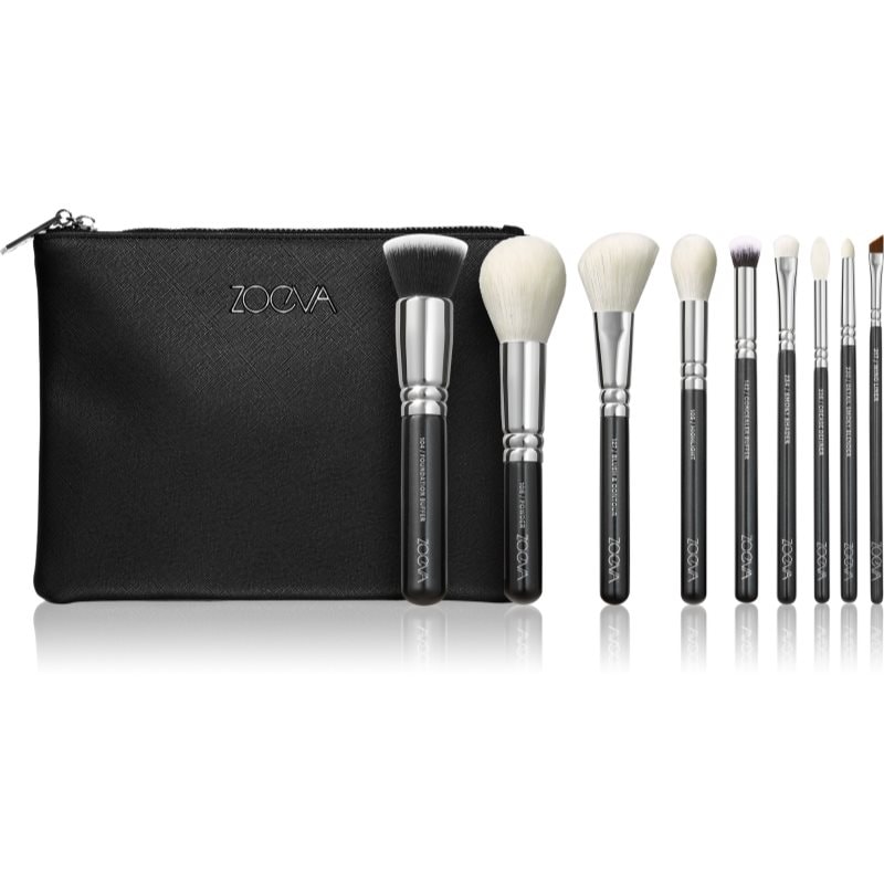 ZOEVA The Complete Brush Set Комплект четки с чантичка - Комплект - Сравни цени от 1 магазин с безплатна доставка