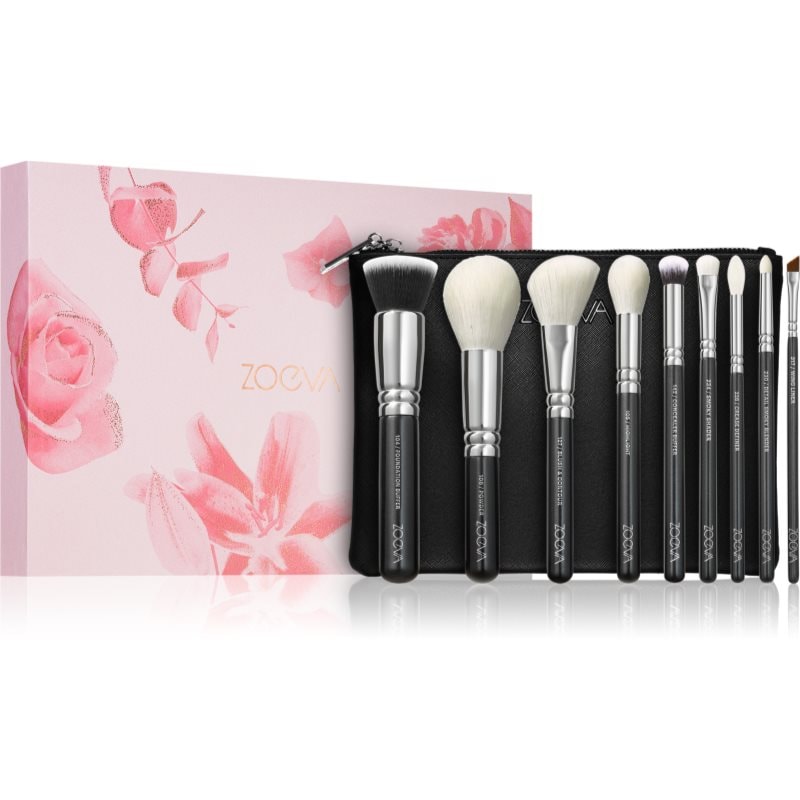 ZOEVA The Complete Brush Set Комплект четки с чантичка - Комплект - Сравни цени от 1 магазин с безплатна доставка