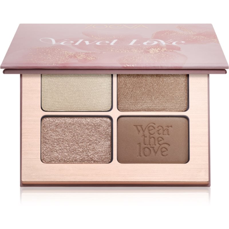 ZOEVA Velvet Love Eyeshadow Quad палитра сенки за очи