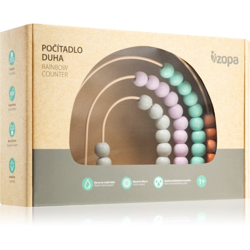 Zopa Counter сметало от дърво Rainbow