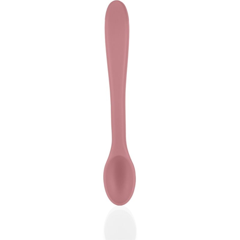 Zopa Silicone Spoon лъжичка 6 m+ Old Pink - За деца - Сравни цени от 1 магазин с безплатна доставка
