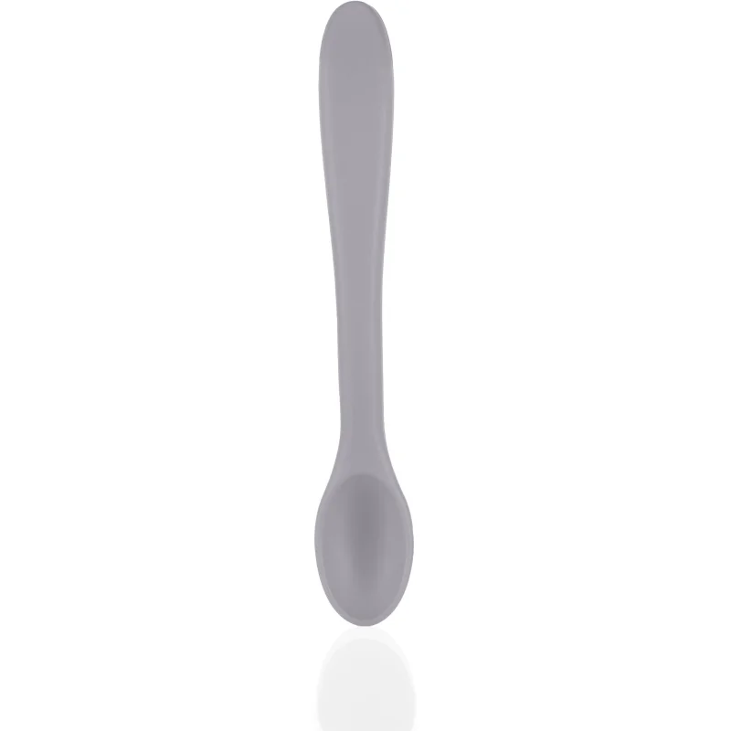 Zopa Silicone Spoon лъжичка 6 m+ Dove Grey - За деца - Сравни цени от 1 магазин с безплатна доставка