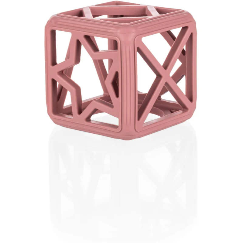Zopa Silicone Teether Square гризалка 0 m+ Old Pink - За деца - Сравни цени от 1 магазин с безплатна доставка