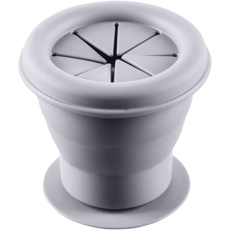 Zopa Silicone Folding Snack Box силиконова купичка с вендуза Dove Grey