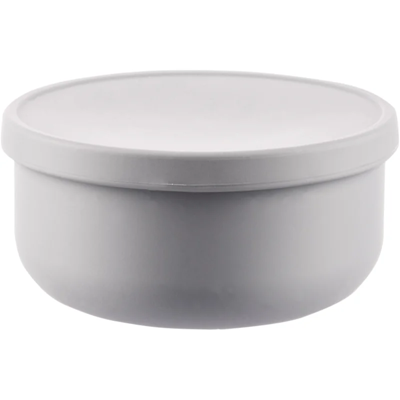 Zopa Silicone Bowl with Lid силиконова купичка с капачка Dove Grey - За деца - Сравни цени от 1 магазин с безплатна доставка