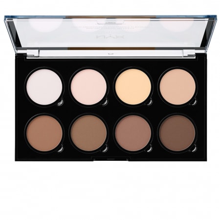 NYX Professional Makeup Highlight & Contour PRO контурираща палитра за лице - Грим - Сравни цени от 1 магазин с безплатна доставка