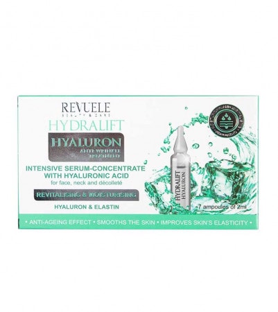 Revuele Hydralift Hyaluron Ampoules Intensive Serum Concentrate интезивен хидратиращ серум за лице, врат и деколкте - Грижа за лице - Сравни цени от 1 магазин с безплатна доставка