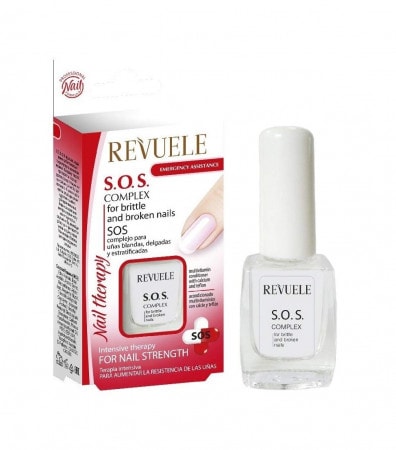 Revuele Nail Therapy S.O.S. Complex подсилващ лак за салби и увредени нокти - Грим - Сравни цени от 1 магазин с безплатна доставка
