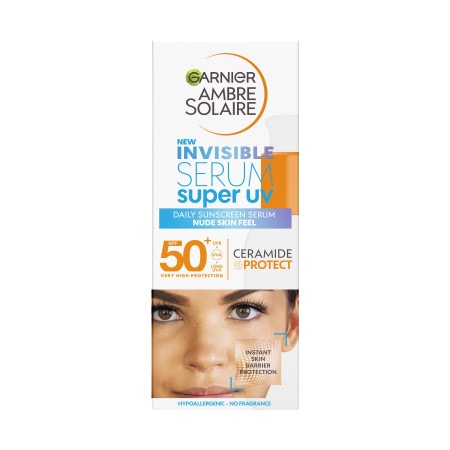 Garnier Ambre Solaire Super UV лек серум с висока UV защита SPF 50+ - Грижа за тяло - Сравни цени от 1 магазин с безплатна доставка