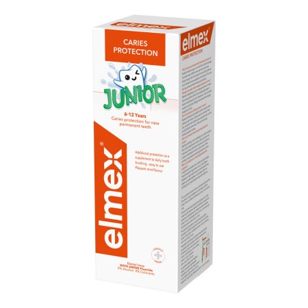 Elmex Junior 6-12 Years вода за уста за деца - Грижа за зъбите - Сравни цени от 1 магазин с безплатна доставка