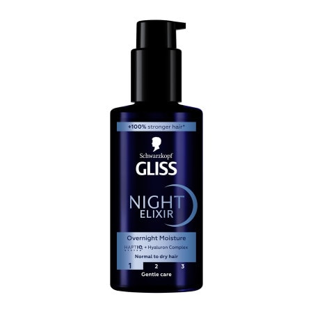 Schwarzkopf Gliss Night Elixir еликсир без отмиване за увредена коса - Грижа за коса - Сравни цени от 1 магазин с безплатна доставка