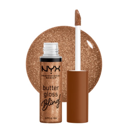 NYX Professional Makeup Butter Gloss Bling блясък за устни с блестящи частици - Грим - Сравни цени от 1 магазин с безплатна доставка