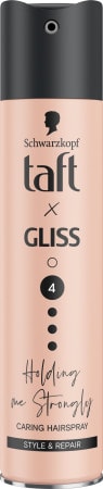 Schwarzkopf Taft x Gliss лак за коса със силна фиксация Holding me Strongly - Грижа за коса - Сравни цени от 1 магазин с безплатна доставка