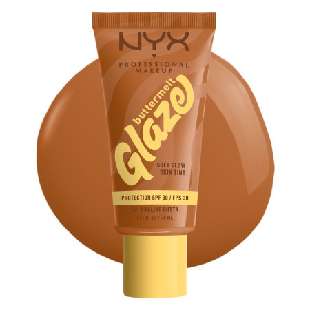 NYX Professional Makeup Buttermelt Glaze озаряващ тониращ флуид SPF 30 - Грим - Сравни цени от 1 магазин с безплатна доставка