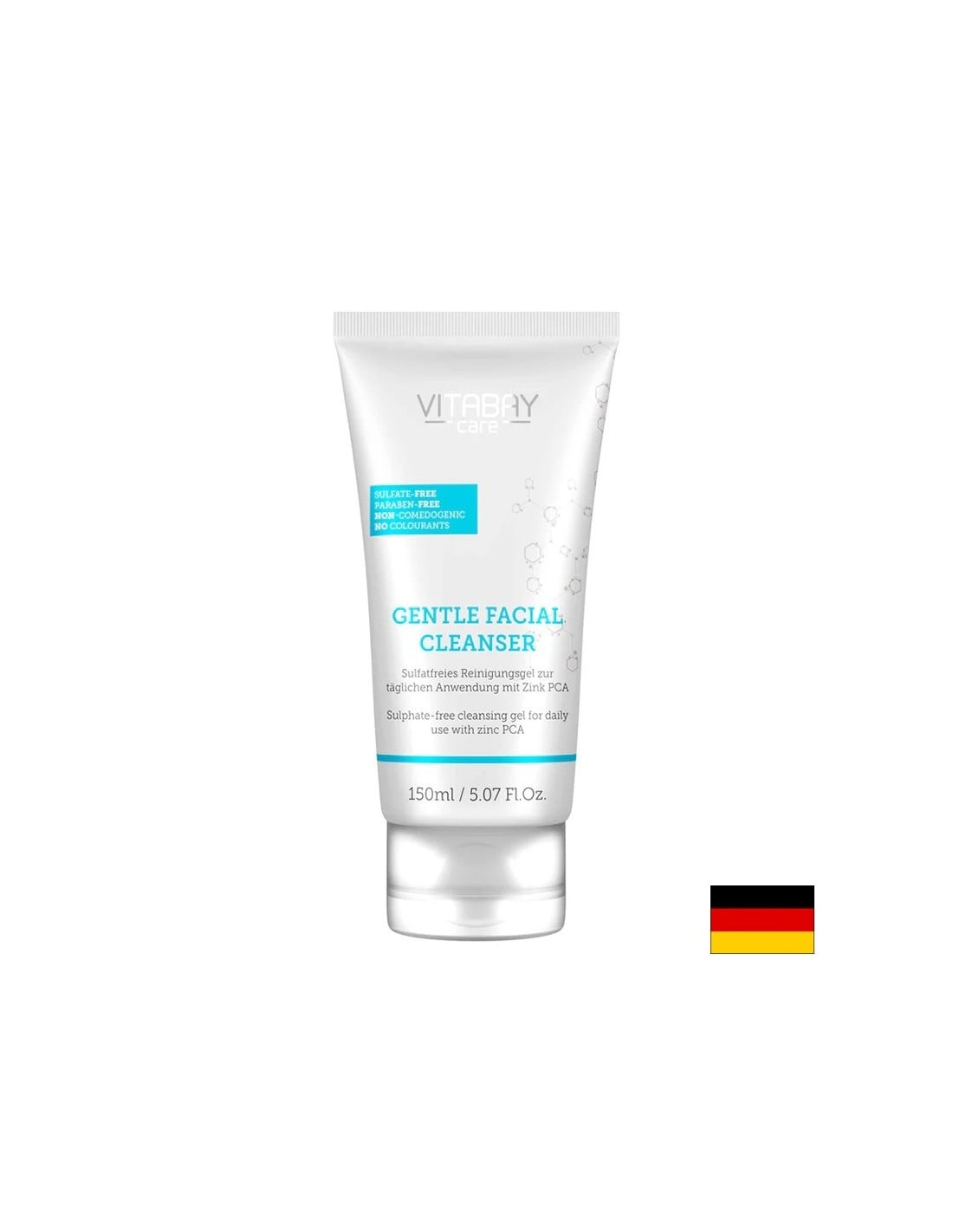 Измиващ гел за лице с цинк, 150 ml