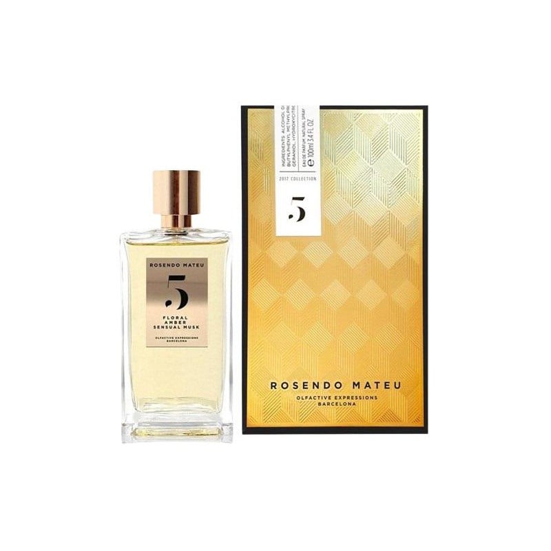 Rosendo Mateu Rosendo Mateu Olfactive Expressions Rosendo Mateu 5 Floral, Amber, Sensual Musk Унисекс парфюмна вода EDP - Унисекс парфюм 100мл - Сравни цени от 1 магазин с безплатна доставка