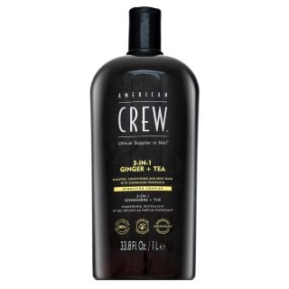 American Crew 3-in-1 Ginger + Tea шампоан, балсам и душ гел
