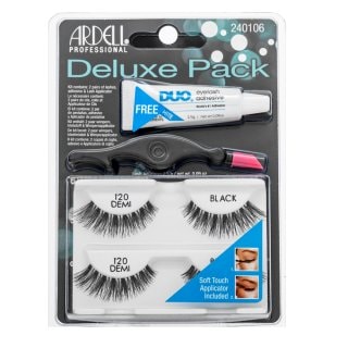 Ardell Deluxe Pack мигли за залепване - комплект 120 Demi Black - Комплект - Сравни цени от 1 магазин с безплатна доставка