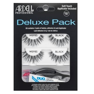 Ardell Deluxe Pack мигли за залепване - комплект Wispies