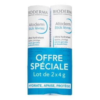 Bioderma Atoderm балсам Ultra-Moisturizing Lip Stick 2 x