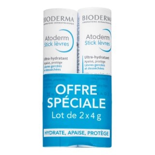 Bioderma Atoderm балсам Ultra-Moisturizing Lip Stick 2 x - Грижа за лице - Сравни цени от 1 магазин с безплатна доставка