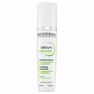 Bioderma Sébium Night Peel Smoothing Concentrate нощен серум за лице за уеднаквена и изсветлена кожа - Грижа за лице - Сравни цени от 1 магазин с безплатна доставка