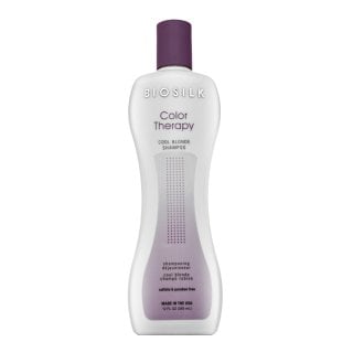BioSilk Color Therapy Cool Blonde Shampoo укрепващ шампоан за руса коса