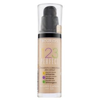 Bourjois 123 Perfect Foundation течен фон дьо тен срещу несъвършенства на кожата 51 Light Vanilla - Грим - Сравни цени от 1 магазин с безплатна доставка