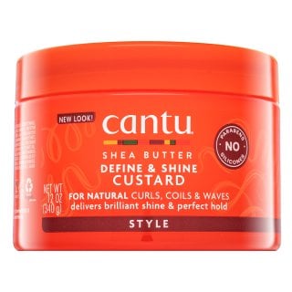 Cantu Shea Butter Define & Shine Custard стилизиращ крем за блестяща чуплива и къдрава коса