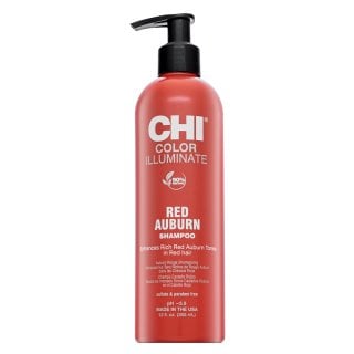 CHI Color Illuminate Red Auburn Shampoo изсветляващ шампоан за съживяване на червените оттенъци