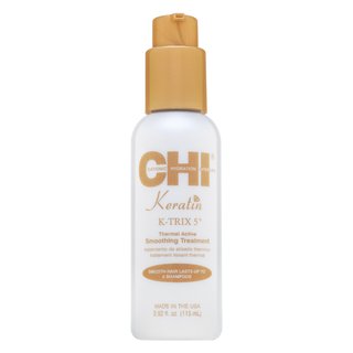 CHI Keratin K-Trix 5 Thermal Active Smoothing Treatment Изглаждащо стилизиращо мляко за груба и непокорна коса - Грижа за коса - Сравни цени от 1 магазин с безплатна доставка