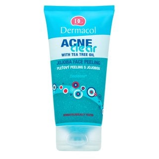 Dermacol ACNEclear Jojoba Face Peeling подхранващ почистващ гел с пилинг ефект