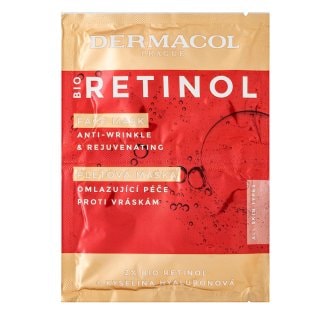 Dermacol Bio Retinol Маска Face Mask 2 x - Грижа за лице - Сравни цени от 1 магазин с безплатна доставка