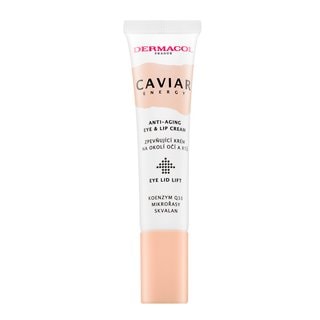 Dermacol Caviar Energy Anti-Aging Eye & Lip Cream лифтинг крем за подсилване Възстановяване на плътността на кожата около очите и устните - Грижа за лице - Сравни цени от 1 магазин с безплатна доставка