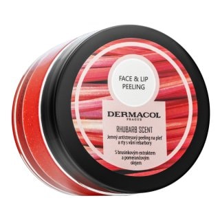Dermacol Face & Lip пилинг Peeling Rhubarb Scent - Грижа за лице - Сравни цени от 1 магазин с безплатна доставка