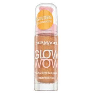 Dermacol Glow Wow Prime & Blend & Highlight разкрасяващ флуид за уеднаквена и изсветлена кожа