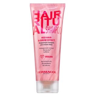 Dermacol Hair Ritual Red Hair & Grow Effect Shampoo изсветляващ шампоан за съживяване на червените оттенъци
