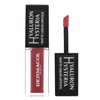 Dermacol Hyaluron Hysteria Matte Liquid Lipstick течно червило с матиращо действие No.08