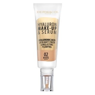 Dermacol Hyaluron Make-up & Serum фон дьо тен с хиалуронова киселина 02 Nude - Грим - Сравни цени от 1 магазин с безплатна доставка