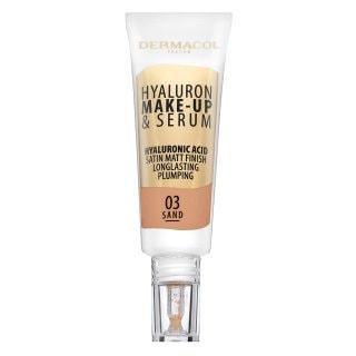 Dermacol Hyaluron Make-up & Serum фон дьо тен с хиалуронова киселина 03 Sand - Грим - Сравни цени от 1 магазин с безплатна доставка