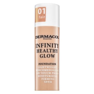 Dermacol Infinity Healthy Glow Foundation фон дьо тен за озаряване на лицето 01 Fair