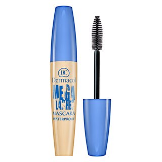 Dermacol Mega Lashes Mascara Waterproof водоустойчива спирала за удължаване и обем на миглите Black - Грим - Сравни цени от 1 магазин с безплатна доставка